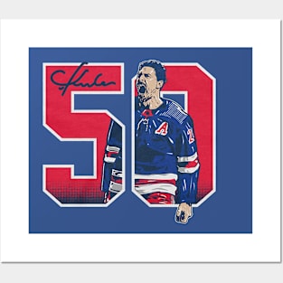 Chris Kreider 50 Goals Posters and Art